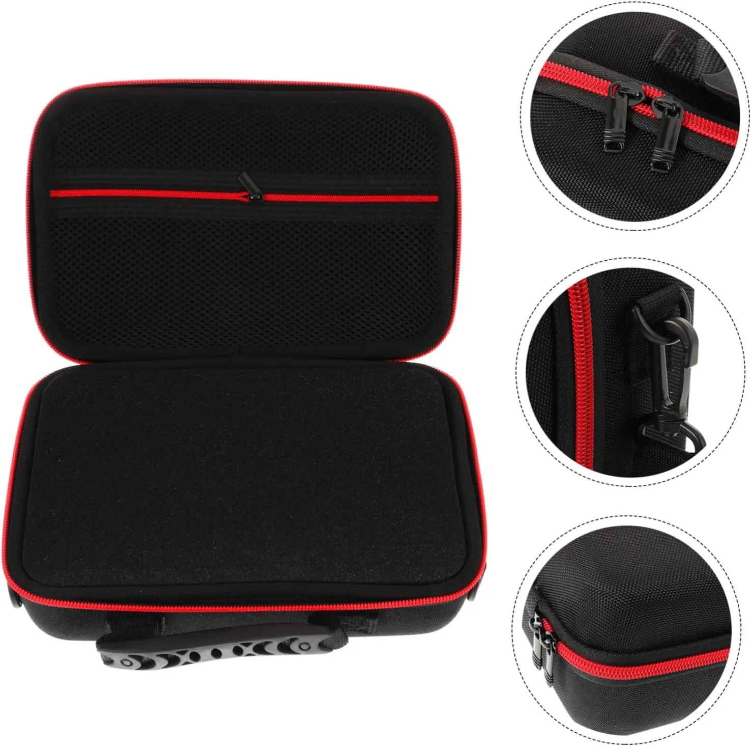Small Camera Bag Hard Camera Case for Travel Compact Digital Storage Pouch with Cuttable Sponge Organized Portable Design for Go Use