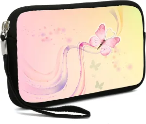 Small Toiletry Bags for Women, Adorable Roomy Makeup Pouch- Purse Cute Cosmetic Bag Travel Toiletry Bag Pouch Waterproof Organizer Bag (Cute Butterfly)