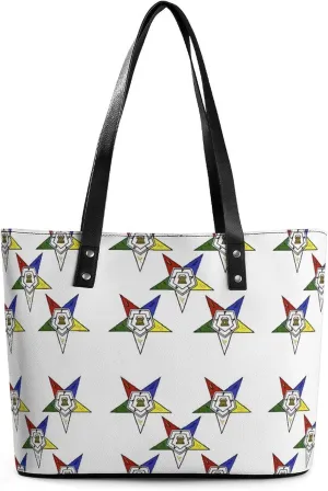 Stars Eastern Stars Leather Lady's Handbag Crossbody Purse for Women Ladies Soft Shoulder Bag Medium Roomy Handbag Fashion Tote Top Handle Satchel