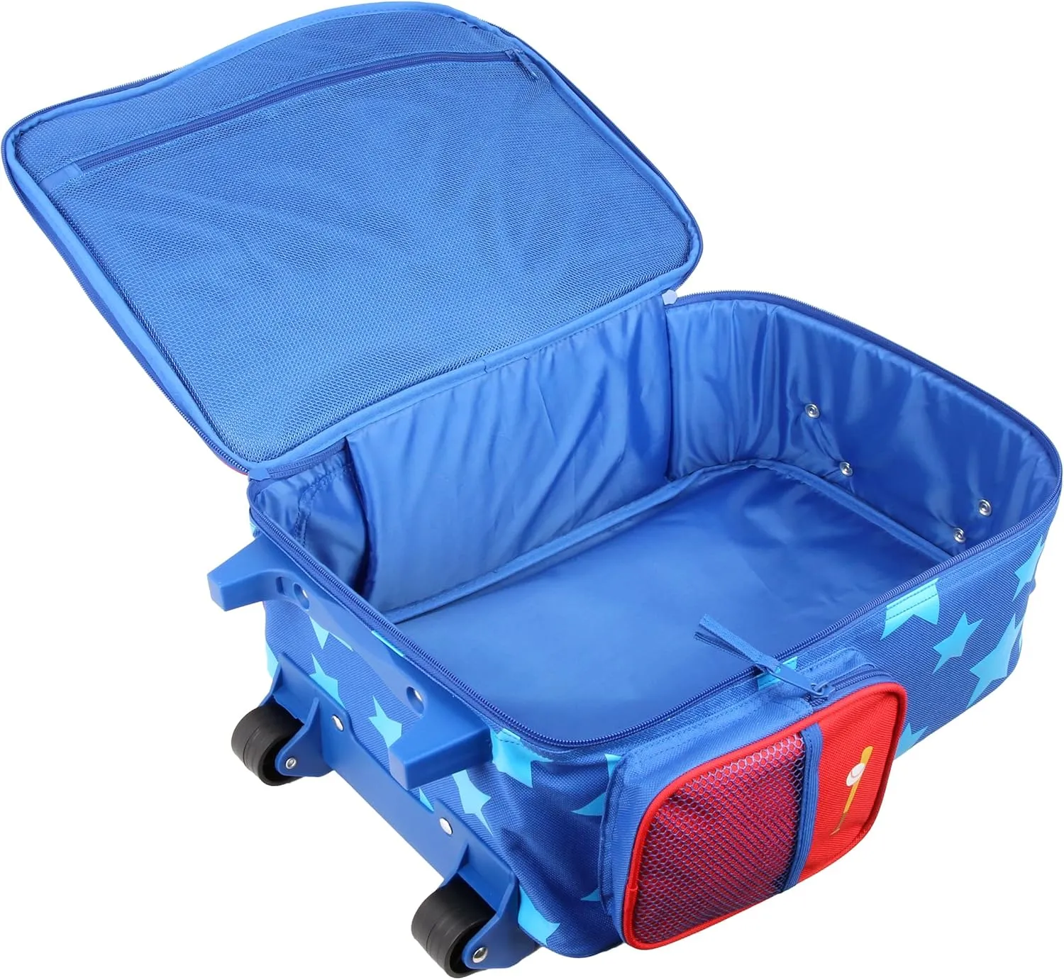 Stephen Joseph Boys Classic Rolling Luggage, Blue and Red, One Size