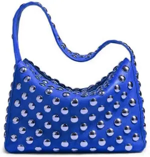 Studded Handbag for Women - Black Punk Shoulder Bag 90s 2000s Vegan Fall Fashion Trendy Purse