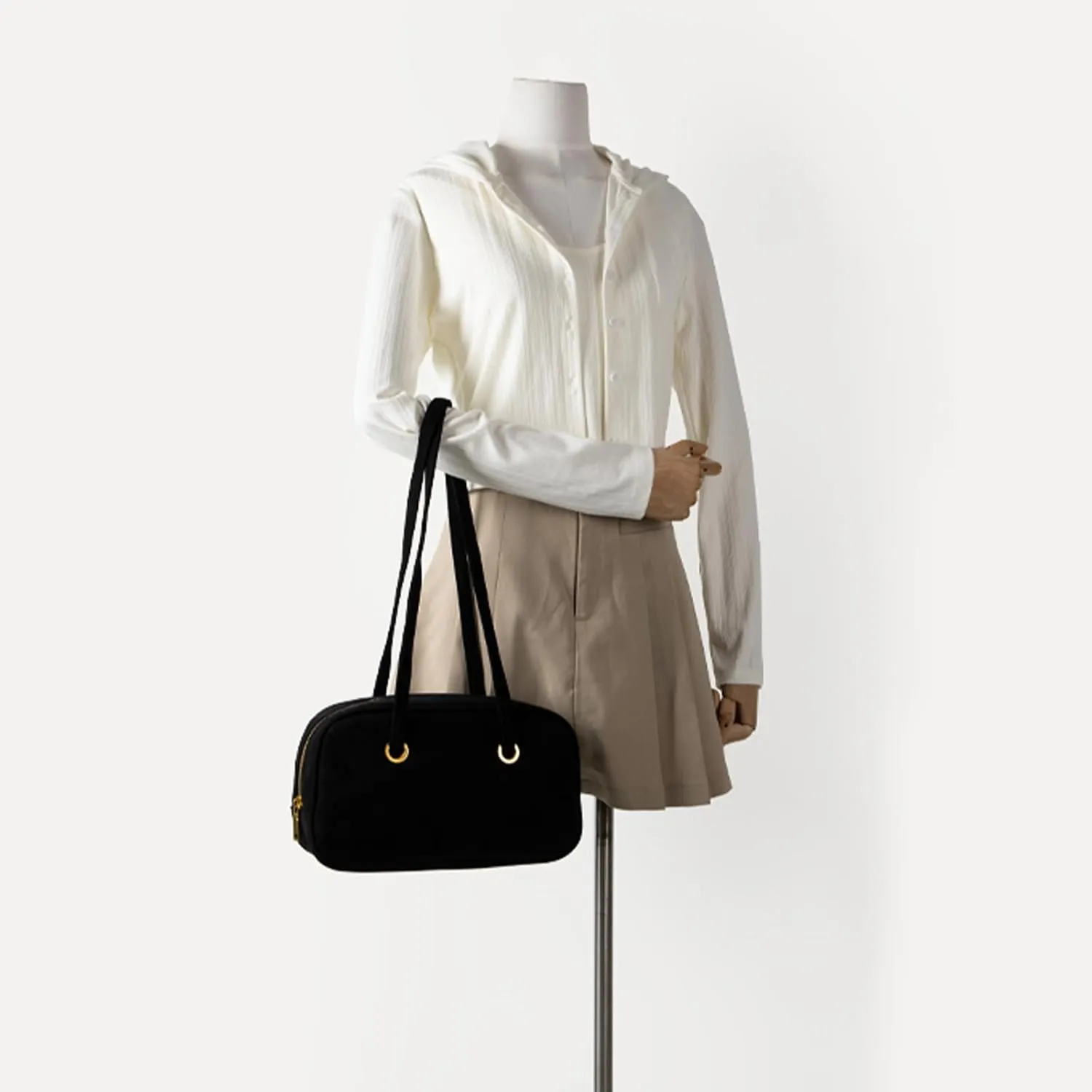 Suede Bags for Women, Cute Small Shoulder Purses Handbags for Women Trendy Hobo Satchel Tote Bags