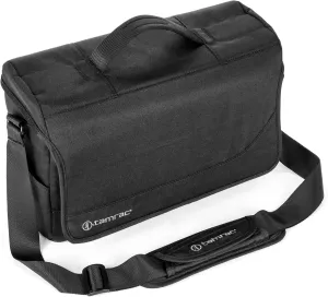 Tamrac Derechoe 8 Camera Bag for Photographers, Camera Case for Photography Accessories, Shoulder Bag for Compact DSLR and Mirrorless Cameras, Crossbody Camera Bag with Tablet Sleeve - Black