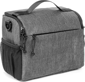 Tamrac Tradewind 6.8 Camera Bag for Photographers, Camera Case for Photography Accessories, Compact Camera Shoulder Bag for DSLR and Mirrorless Cameras, Crossbody Camera Bag for Women Men  Dark Grey