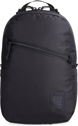Topo Designs Light Pack - Versatile Everyday   Everywhere Bag, Internal Laptop Sleeve, Padded Shoulder Straps, 2024 Model (Black)