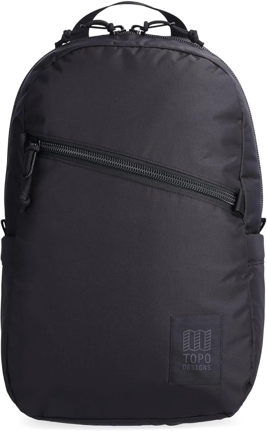 Topo Designs Light Pack - Versatile Everyday   Everywhere Bag, Internal Laptop Sleeve, Padded Shoulder Straps, 2024 Model (Black)