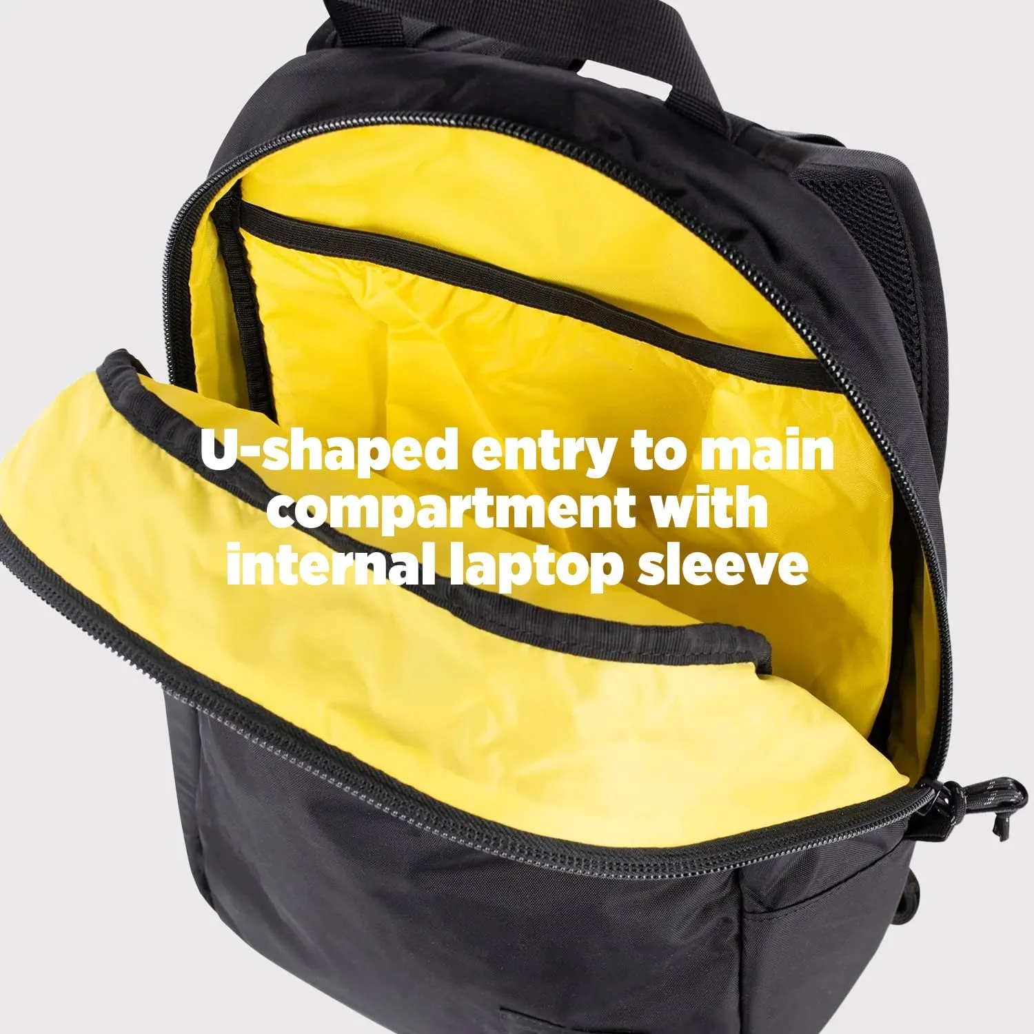 Topo Designs Light Pack - Versatile Everyday   Everywhere Bag, Internal Laptop Sleeve, Padded Shoulder Straps, 2024 Model (Black)