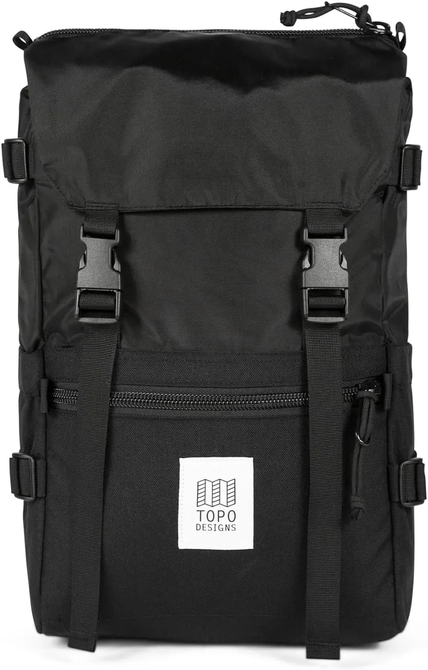 Topo Designs Rover Pack Classic, Black/Black, One Size