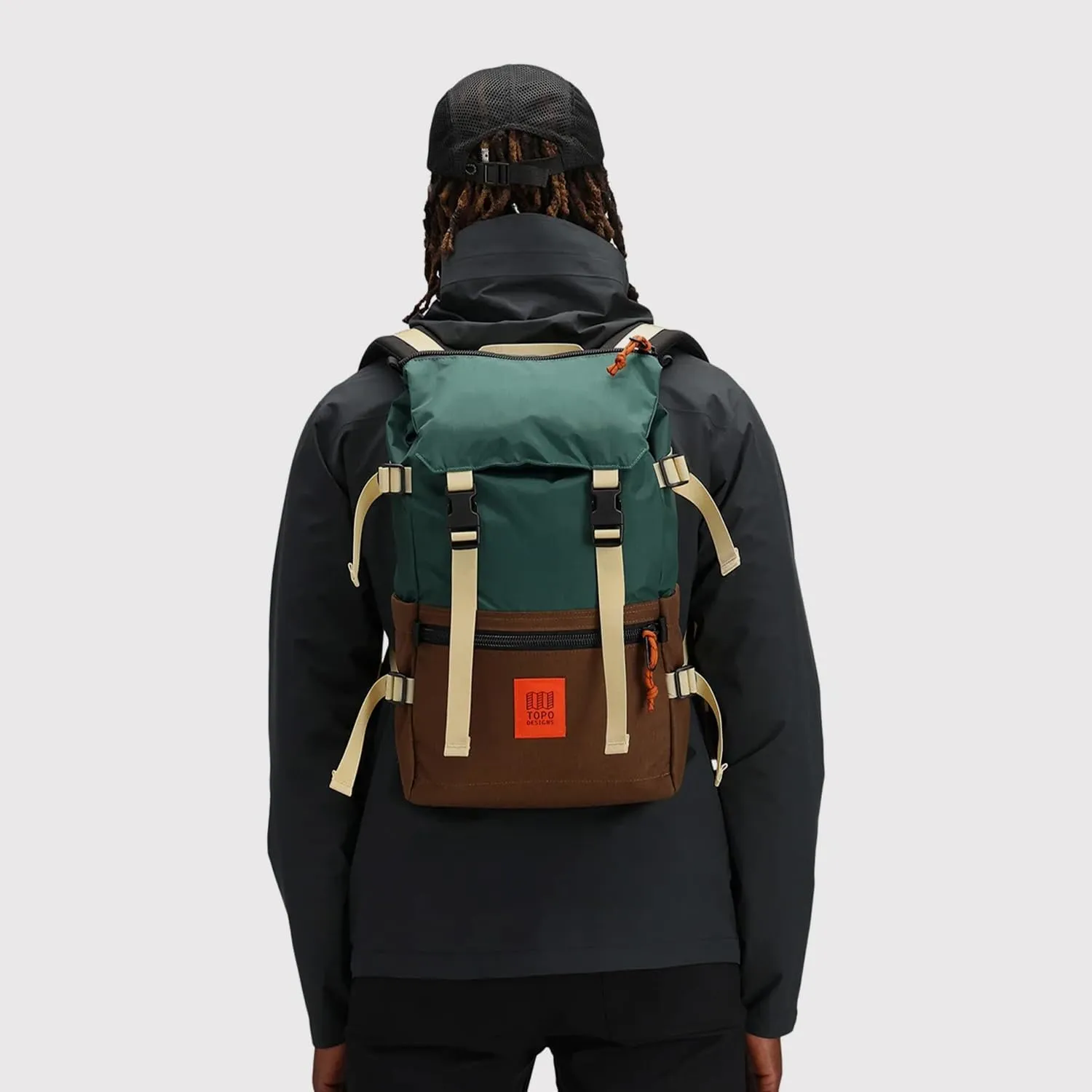 Topo Designs Unisex Rover Pack Classic, Beetle/Spice, One Size