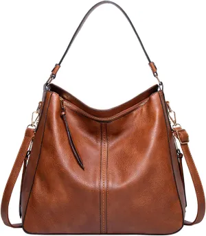 Tote Bag For Women Hobo Handbags Large Designer Ladies Bag Bucket Purse Faux Leather For Shopping Travel