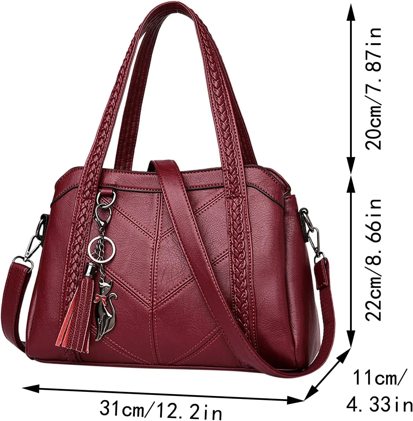Tote Bag For Women Ladies Large Capacity Hobo Handbag Soft Leather Woman Messenger Bags Luxury Purses Crossbody Handbags R