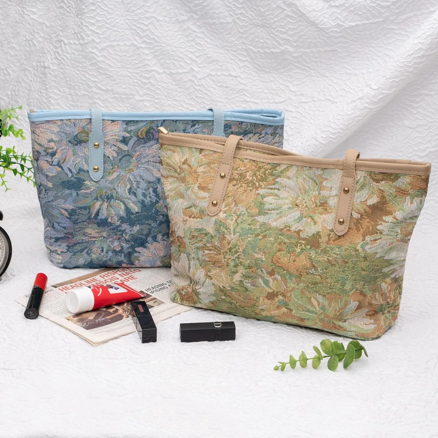Tote Bag For Women Large Versatile Tote Work Travel Gym Bags Durable Canvas Purse Commute Handbags