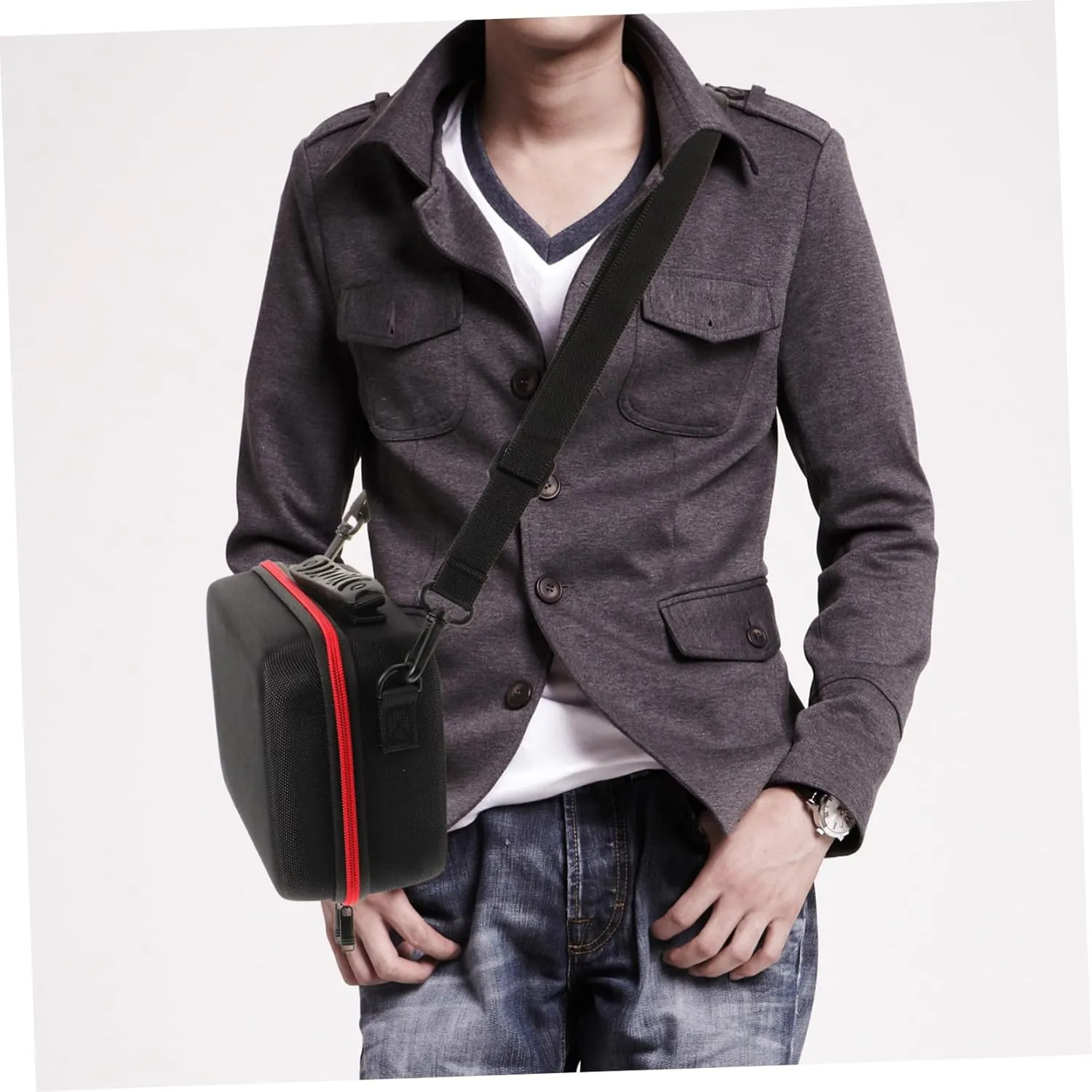 Travel Camera Pouch Durable Splashproof Hard Case with for Digital Accessories Compact for Go Use for DSLR Cameras