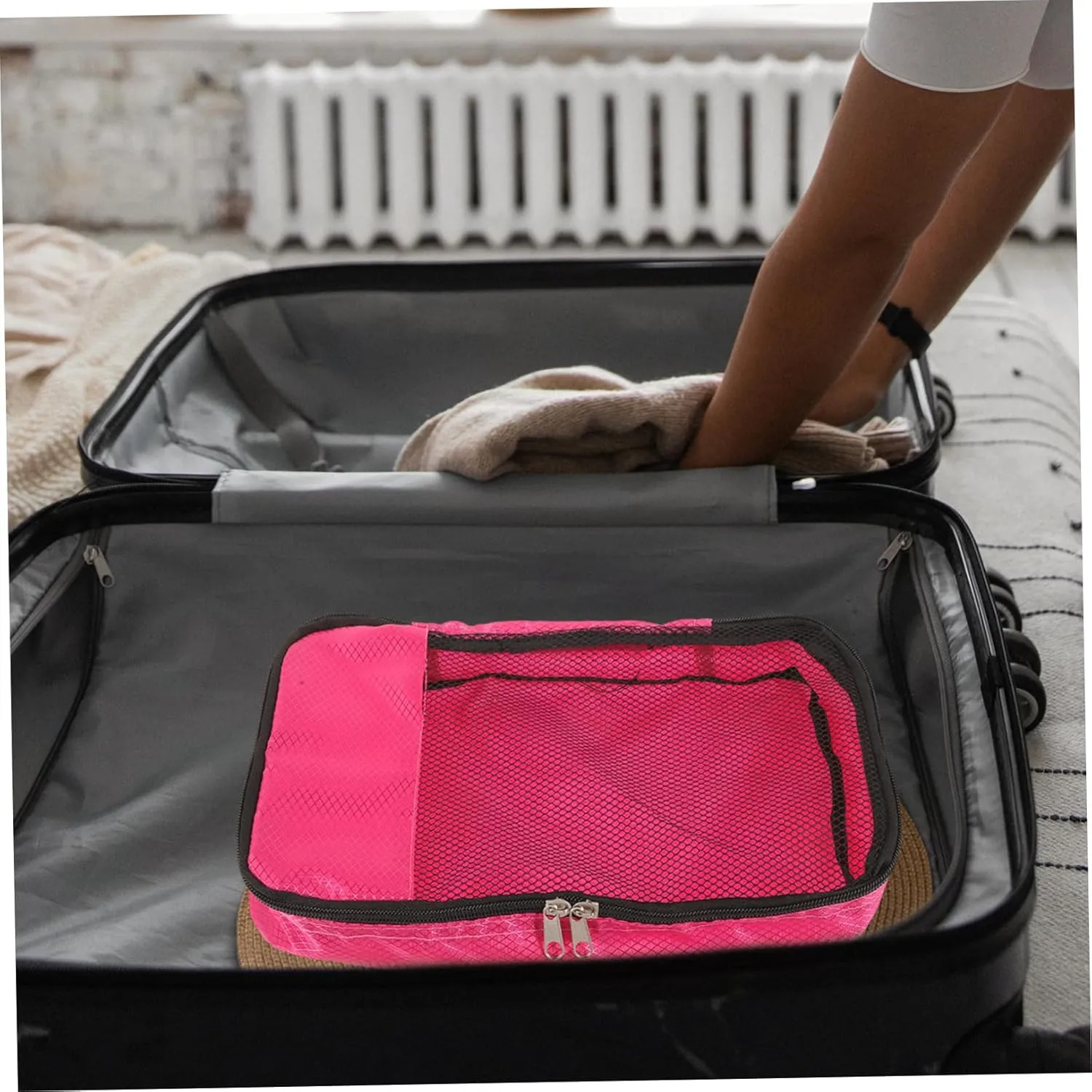 Travel Packing Cubes Suitcase Organizer Bag Compression Bags for Luggage