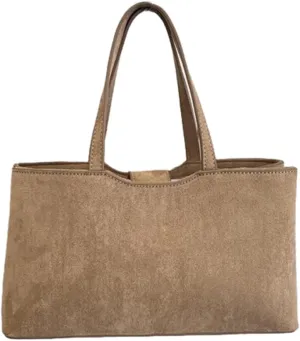 Trendy Hobo Bags Women Slouchy Suede Underarm Shoulder Crossbody Purses Satchel Bags Top-Handle Tote Handbags
