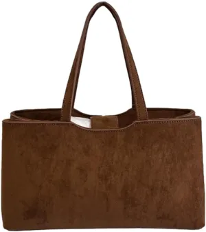 Trendy Hobo Bags Women Slouchy Suede Underarm Shoulder Crossbody Purses Satchel Bags Top-Handle Tote Handbags