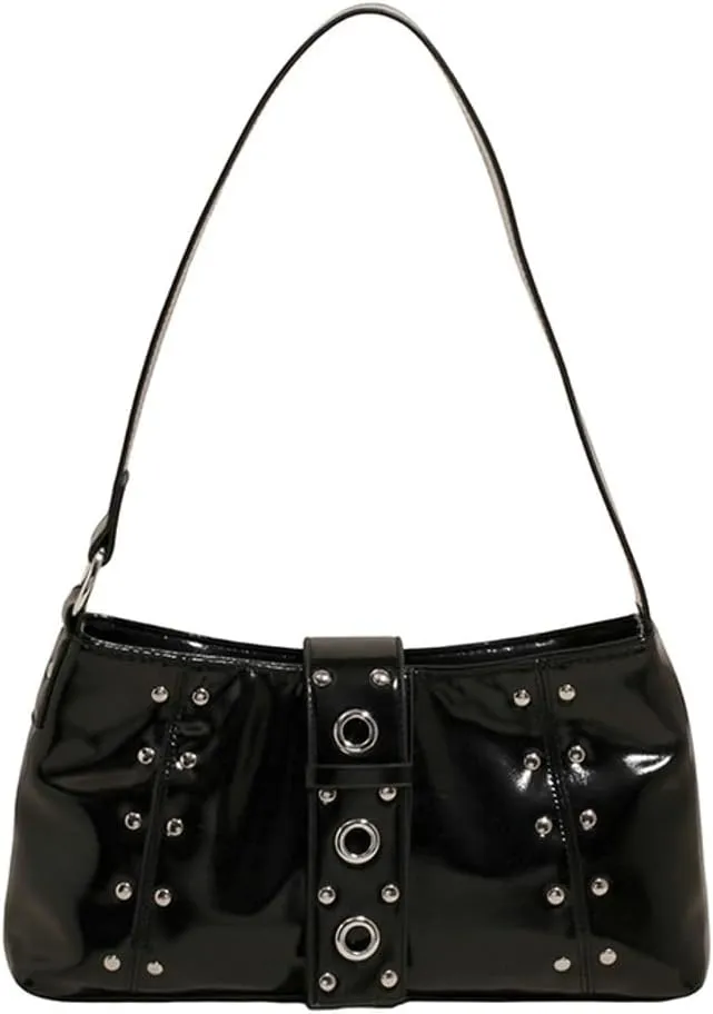 Trendy Leather Shoulder Bags for Women Dumpling Small Hobo Bags Y2k Underarm Purse Ladies Clutch 2025