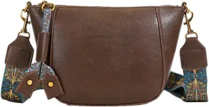 Trendy Shoulder Bag For Women Vegan Leather Saddle Handbag Womens Versatile Satchel Work Purse Travel Crossbody Bags 2025