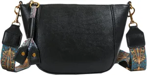 Trendy Shoulder Bag For Women Vegan Leather Saddle Handbag Womens Versatile Satchel Work Purse Travel Crossbody Bags 2025
