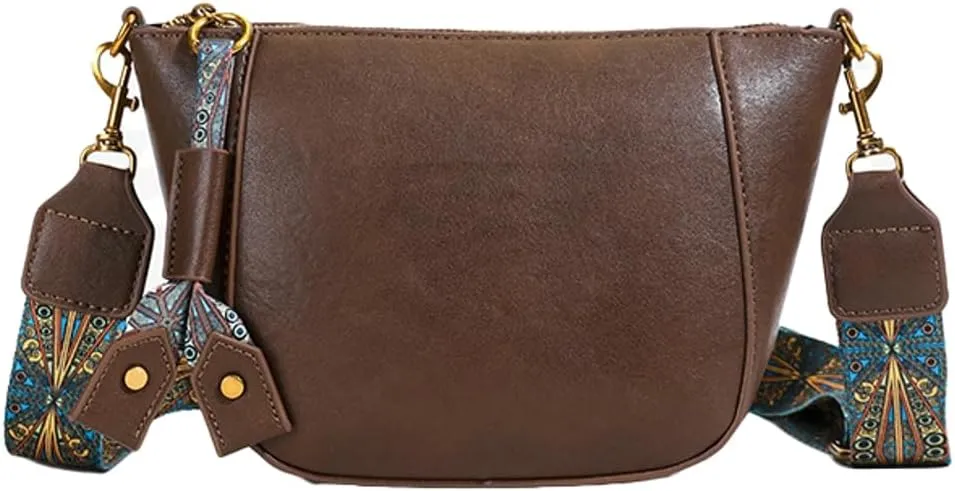 Trendy Shoulder Bag For Women Vegan Leather Saddle Handbag Womens Versatile Satchel Work Purse Travel Crossbody Bags 2025