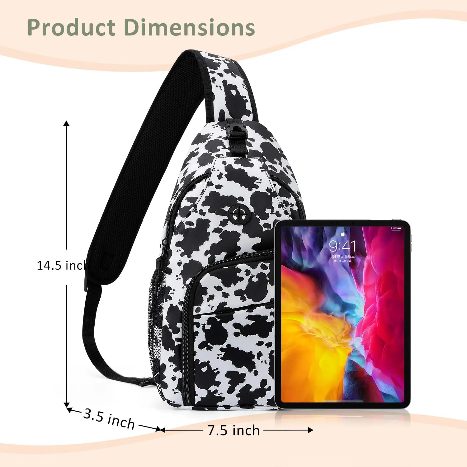 Tuwubi Crossbody Bags for Women Trendy,Sling Bag for Men with Adjustable Shoulder,Travel Essentials Backpack for Traveling