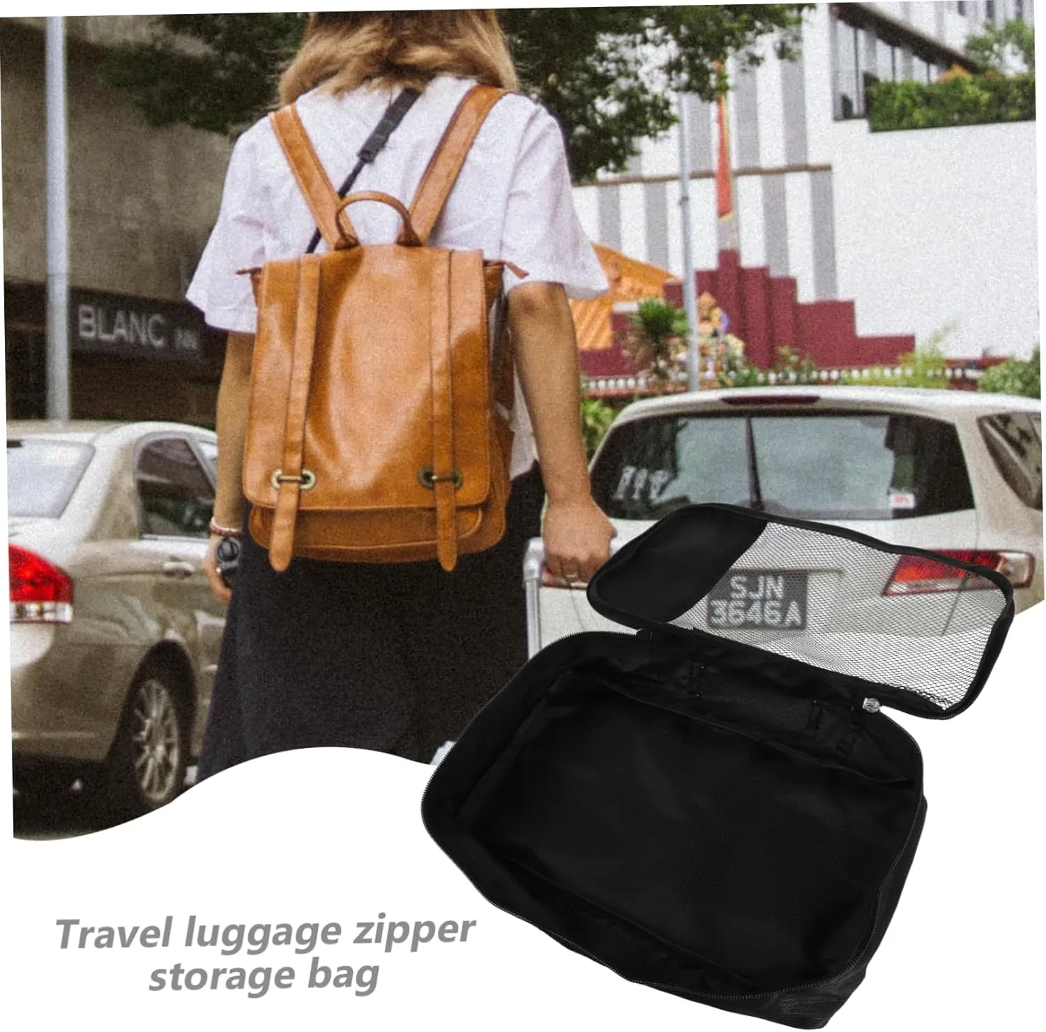 VANZACK Luggage Packing Cube Bag Suitcase Organizer Travel Cubes for Packing Mesh Pouch Travel Accessories