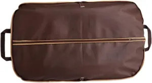 Winter Clothes Dust Cover Bag for Travel Suit Storage Bag with Zipper Design Portable and Dust Garment Protector for Formal Dresses Coffee