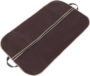 Winter Clothes Dust Cover Bag Portable Suit Storage for Travel Dust Garment Cover for Formal Dress and Clothing Organization Coffee