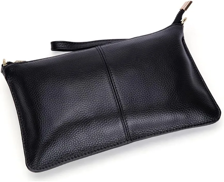 Women Crossbody Purse Satchel Leather Clutch Evening Bag Classic Wriststrap Bags Coin Wallet