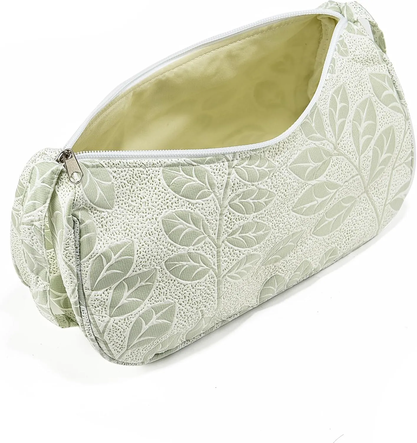 Women Shoulder Handbags Trendy Small Crossbody Bags Prints Hobo Bags with Zipper Crescent Purse For Ladies