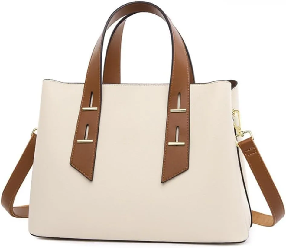 Women Top Handle Handbag Satchel Purse Faux Leather Classic Tote Crossbody Shoulder Bags