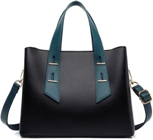 Women Top Handle Handbag Satchel Purse Faux Leather Classic Tote Crossbody Shoulder Bags