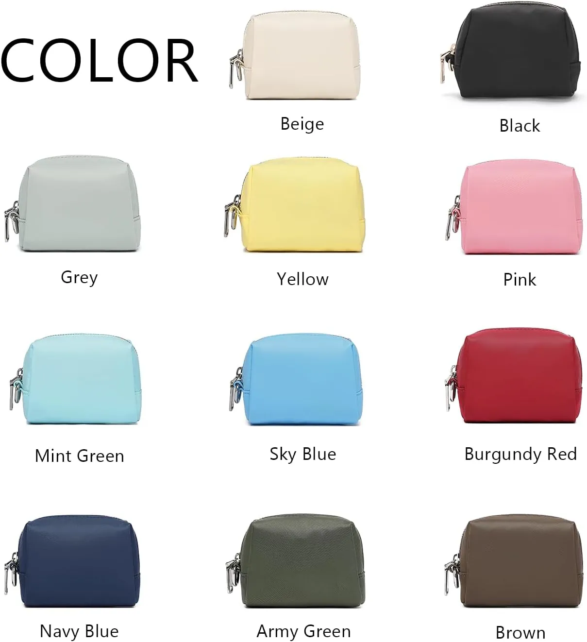 Wristband Bag for Women's Makeup nylon Small Wristlet Pouch Lightweight Stylish Convenient Storage Solution