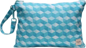 Wristlet Bag, Convenient Buckle Loop Strap, Ample Storage, Eco Fabric, Everyday Travel Vacation Accessory