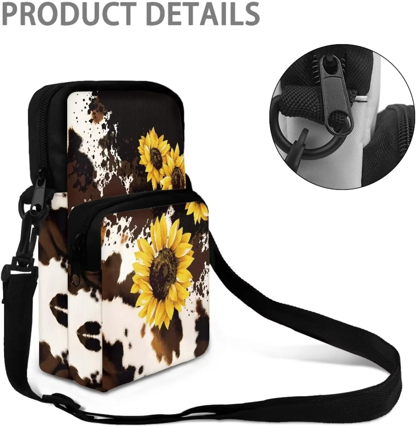 YEXIATODO Crossbody Bags for Women Men Small Sling Bag Purses Fanny Pack Wallet Bag Coin Purse Backpack Handbag