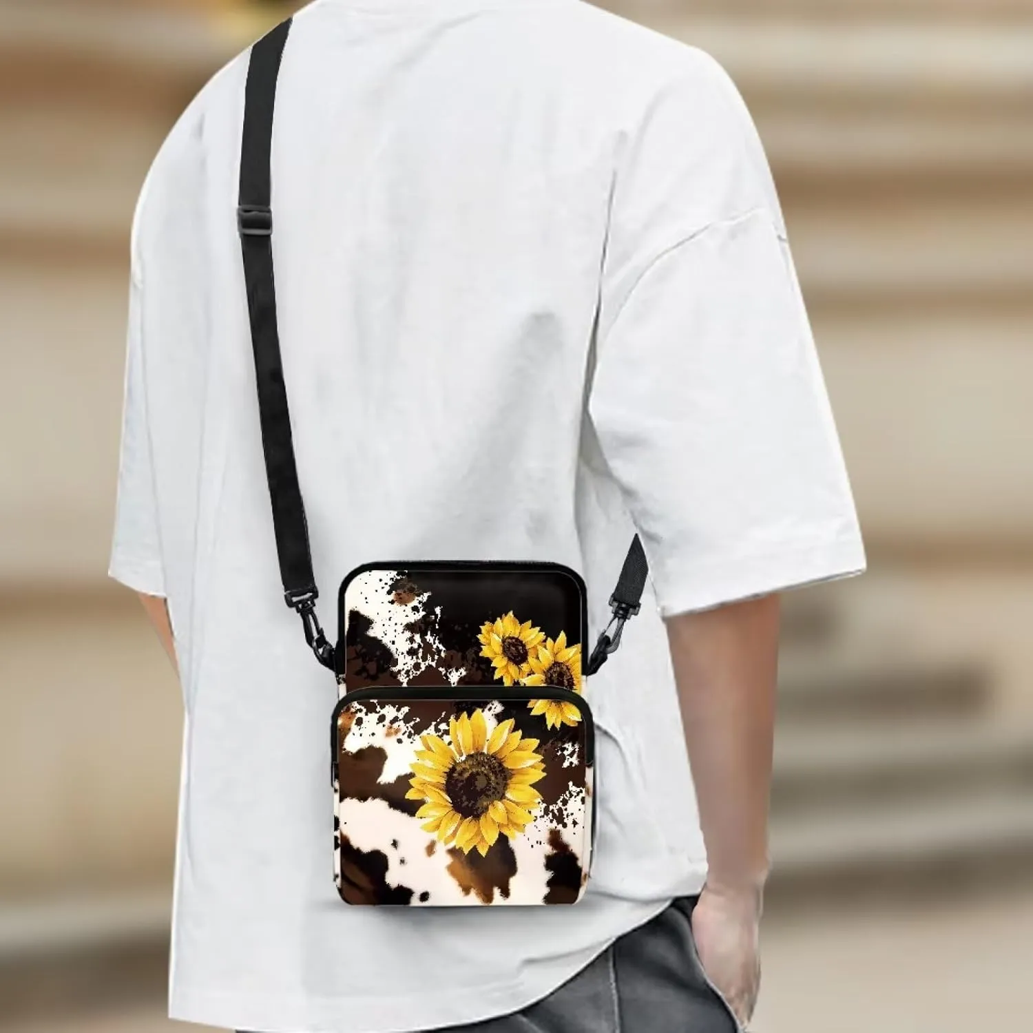 YEXIATODO Crossbody Bags for Women Men Small Sling Bag Purses Fanny Pack Wallet Bag Coin Purse Backpack Handbag