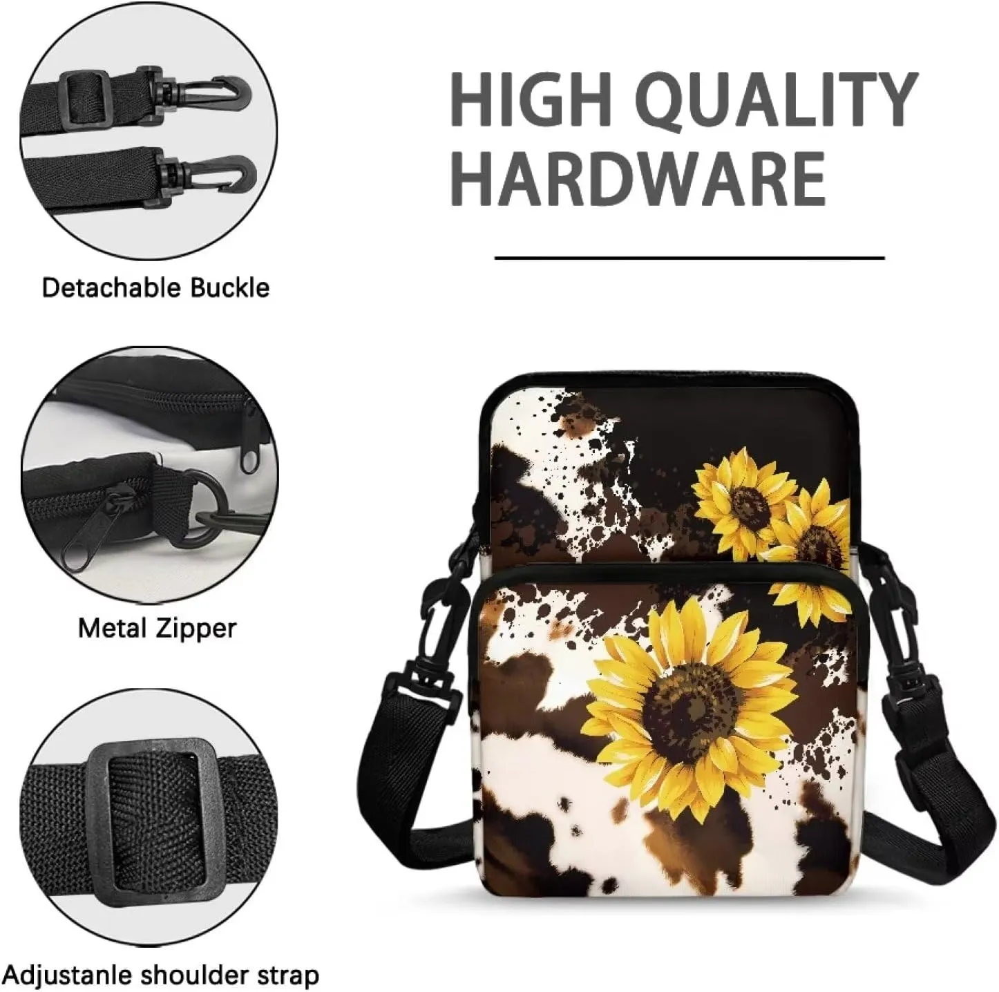 YEXIATODO Crossbody Bags for Women Men Small Sling Bag Purses Fanny Pack Wallet Bag Coin Purse Backpack Handbag