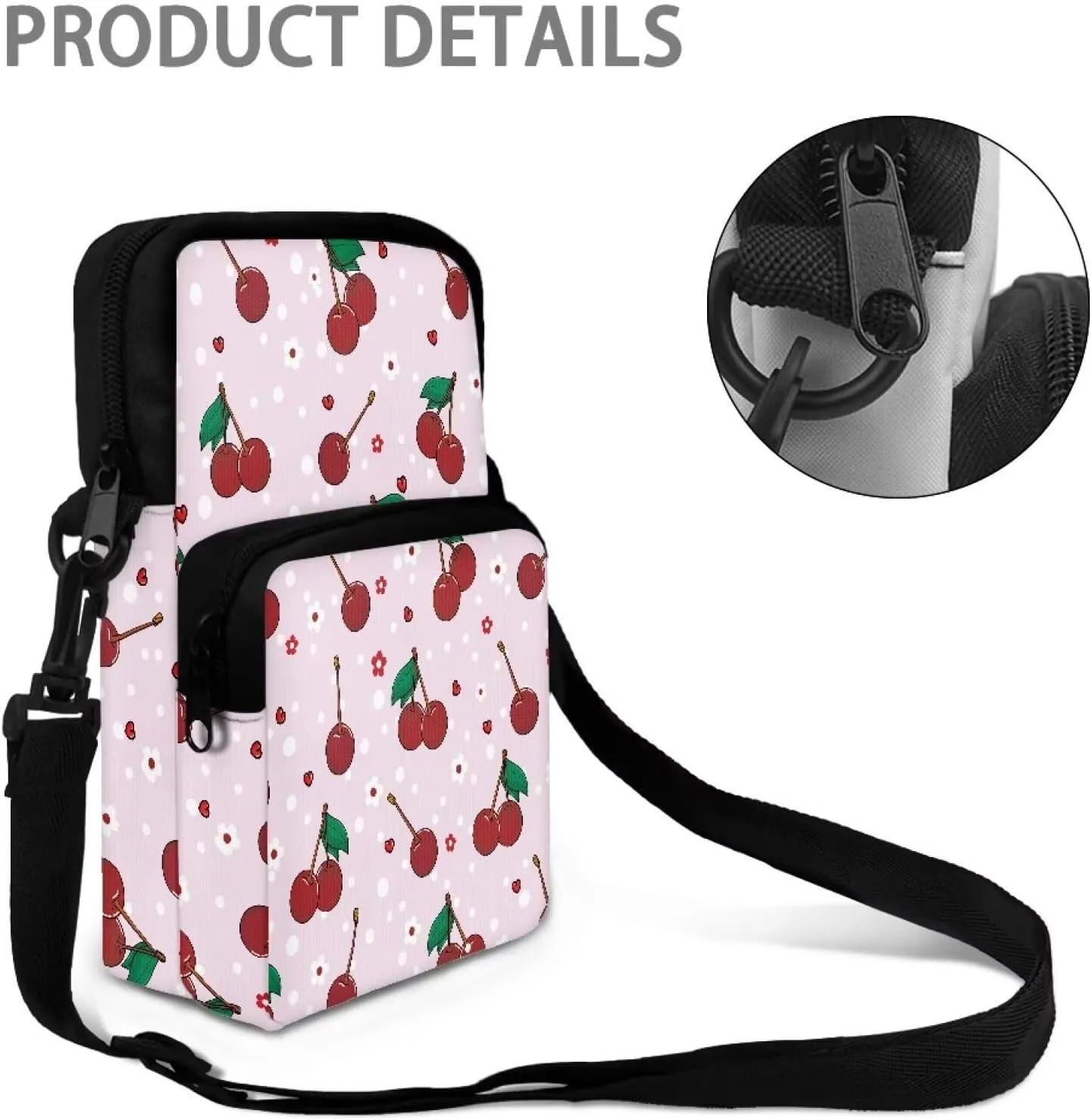 YEXIATODO Crossbody Bags for Women Men Small Sling Bag Purses Fanny Pack Wallet Bag Coin Purse Backpack Handbag