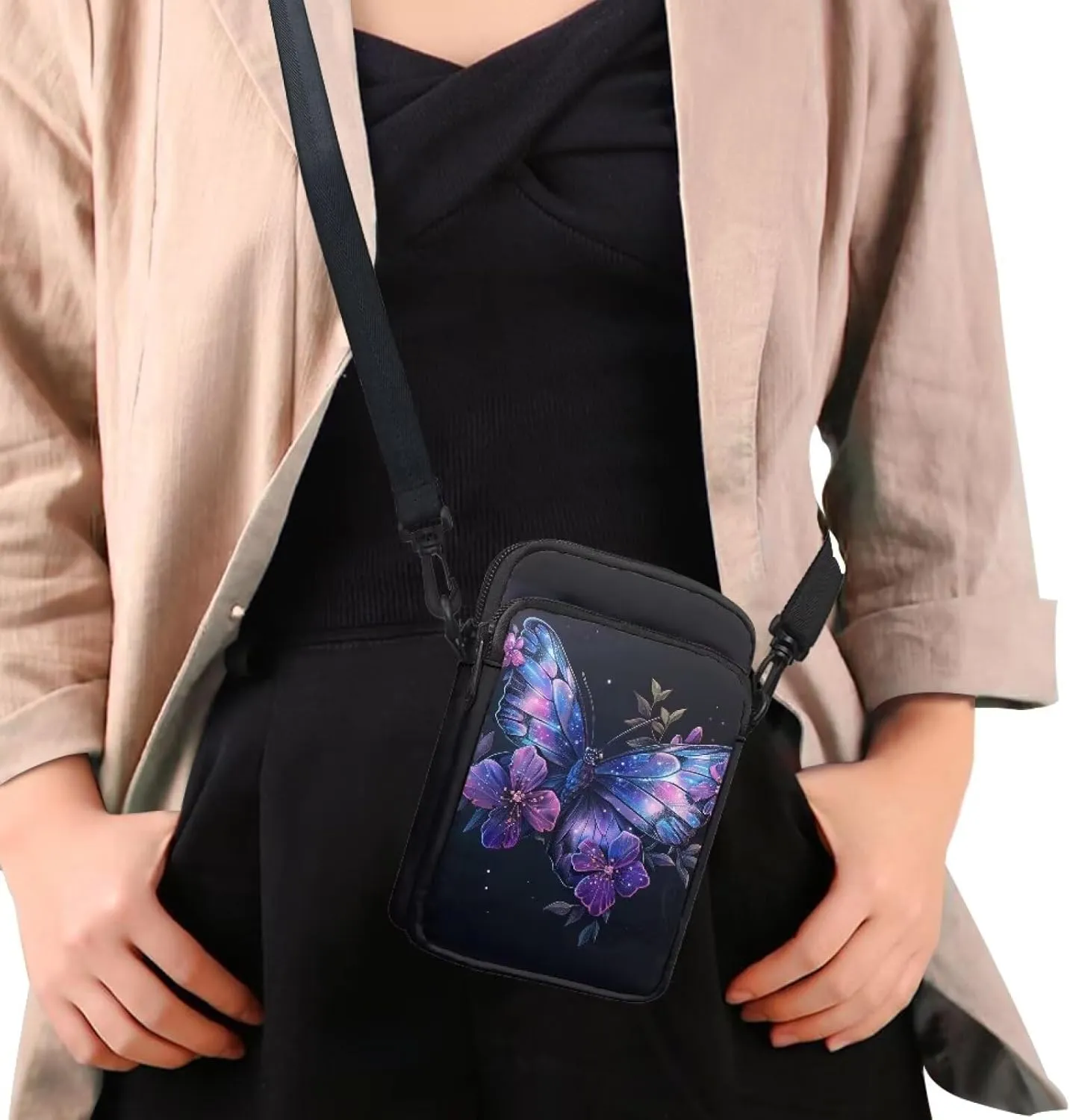 YEXIATODO Crossbody Bags for Women Small Sling Bag Purses Coin Purse Backpack Handbag Fanny Pack Wallet Bag