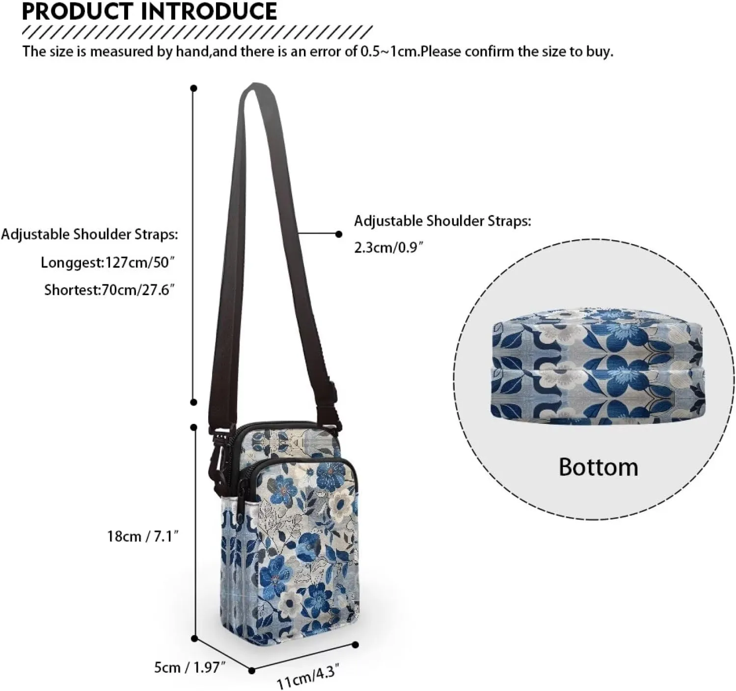 YEXIATODO Crossbody Bags for Women Small Sling Bag Purses Coin Purse Backpack Handbag Fanny Pack Wallet Bag