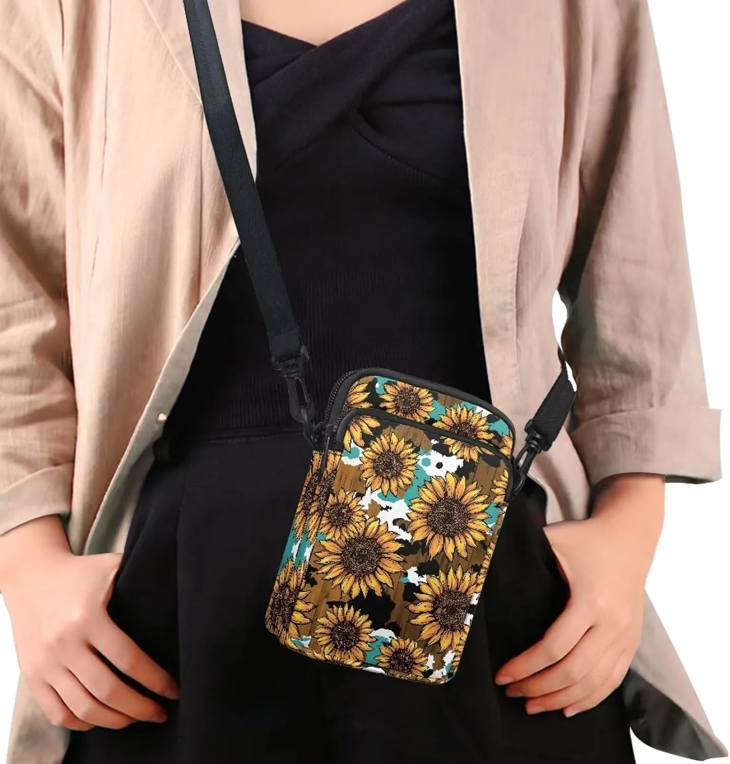 YEXIATODO Crossbody Bags for Women Small Sling Bag Purses Coin Purse Backpack Handbag Fanny Pack Wallet Bag