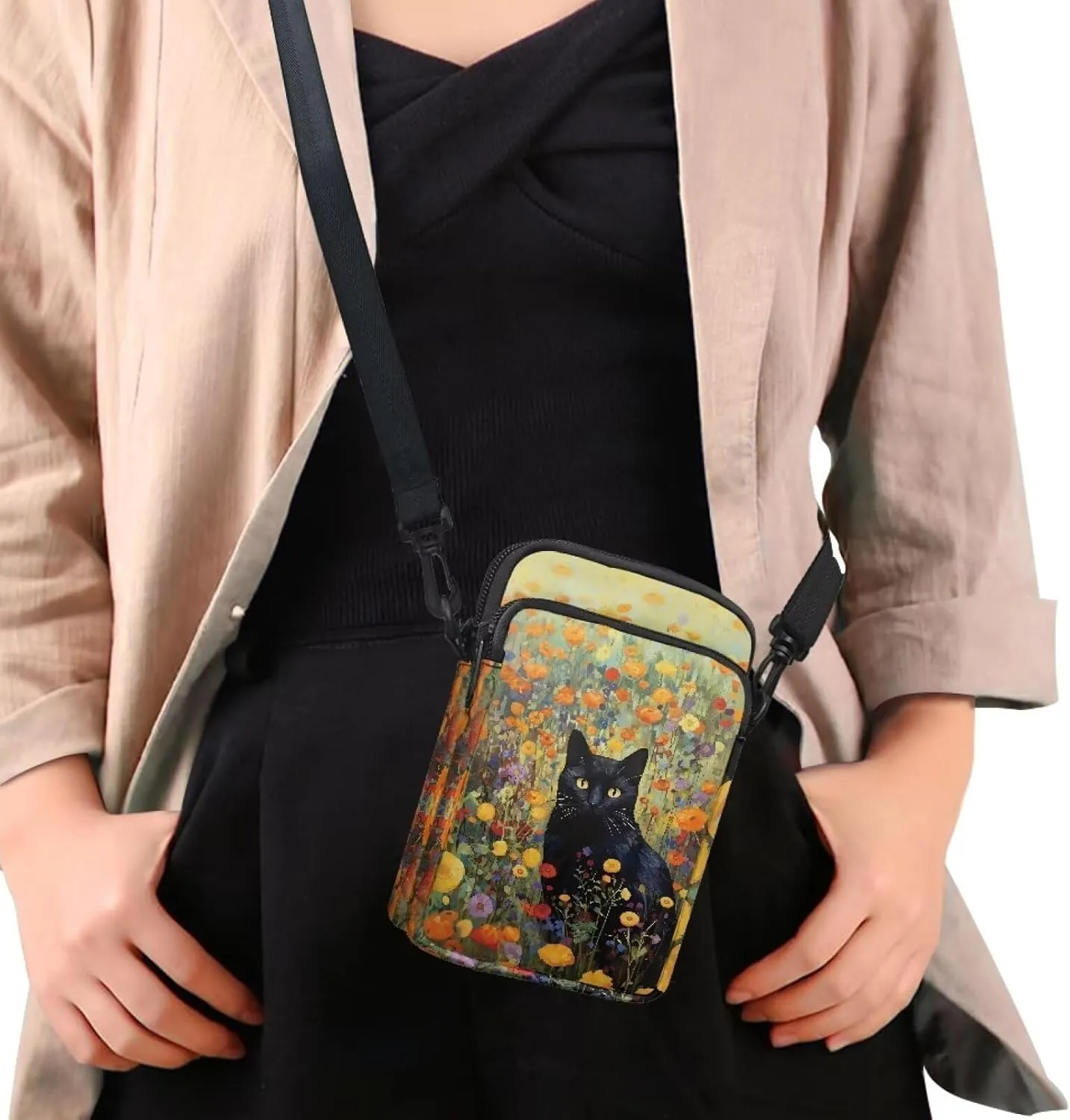 YEXIATODO Crossbody Bags for Women Small Sling Bag Purses Coin Purse Backpack Handbag Fanny Pack Wallet Bag