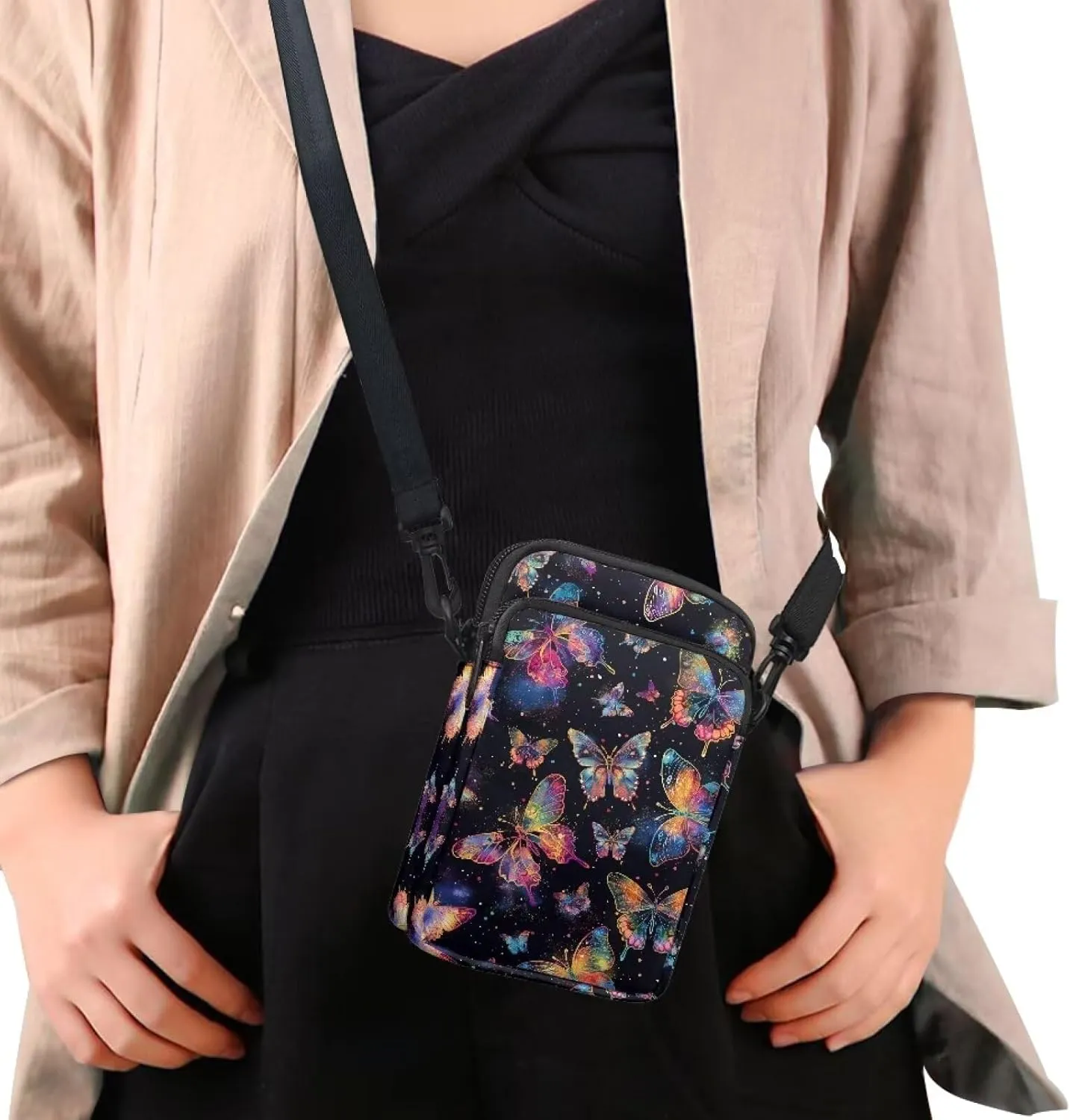 YEXIATODO Crossbody Bags for Women Small Sling Bag Purses Fanny Pack Wallet Bag Coin Purse Backpack Handbags