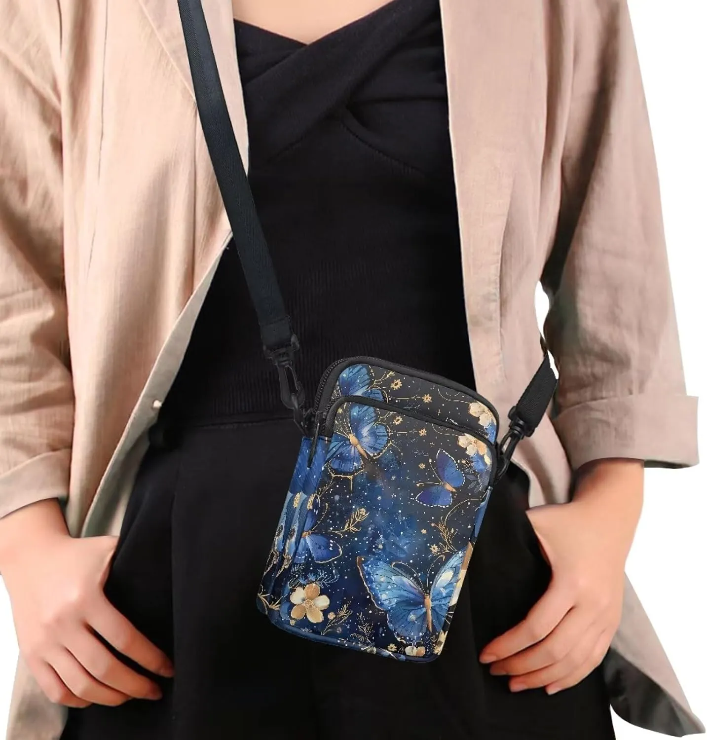 YEXIATODO Crossbody Bags for Women Small Sling Bag Purses Fanny Pack Wallet Bag Coin Purse Backpack Handbags