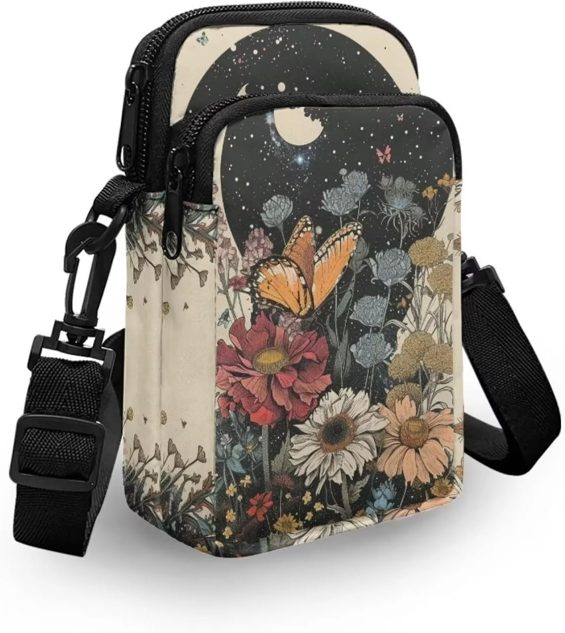 YEXIATODO Crossbody Bags for Women Small Sling Bag Purses Fanny Pack Wallet Bag Coin Purse Backpack Handbags