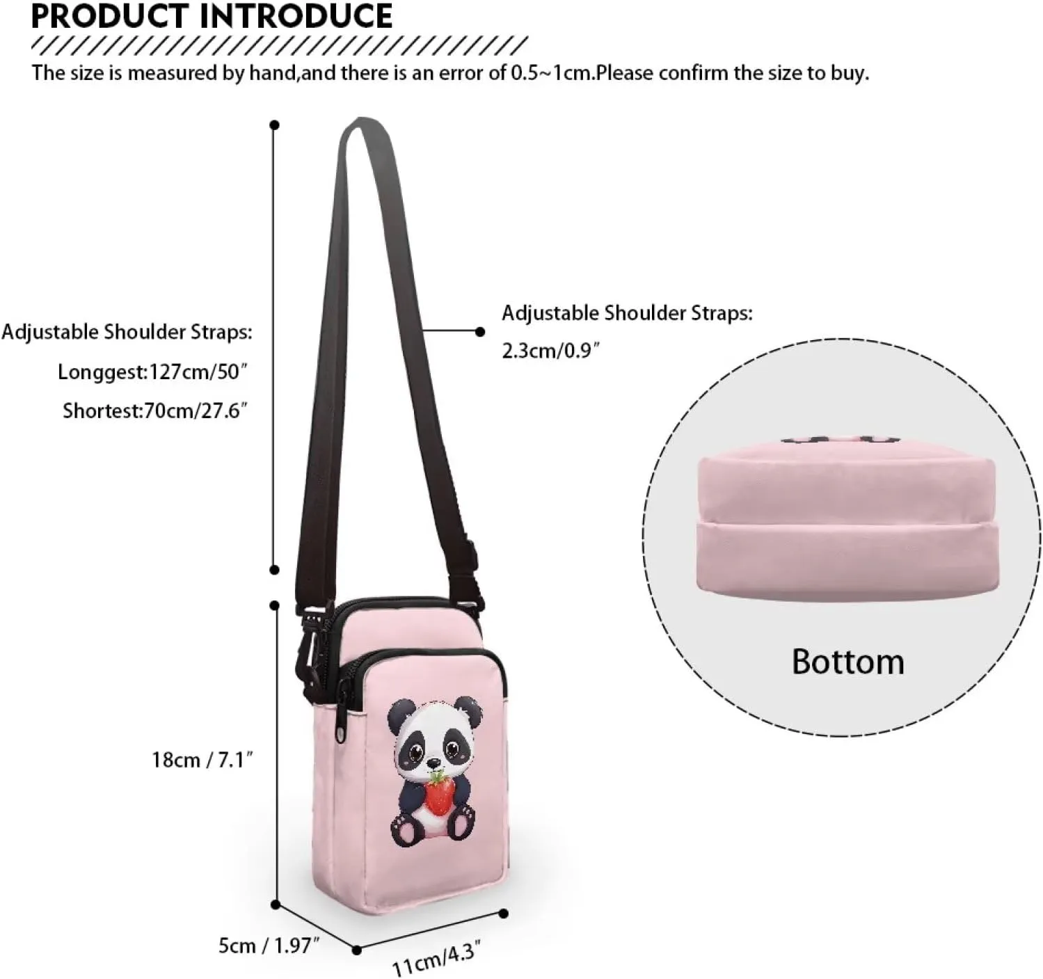 YEXIATODO Crossbody Bags for Women Small Sling Bag Purses Fanny Pack Wallet Bag Coin Purse Backpack Handbags
