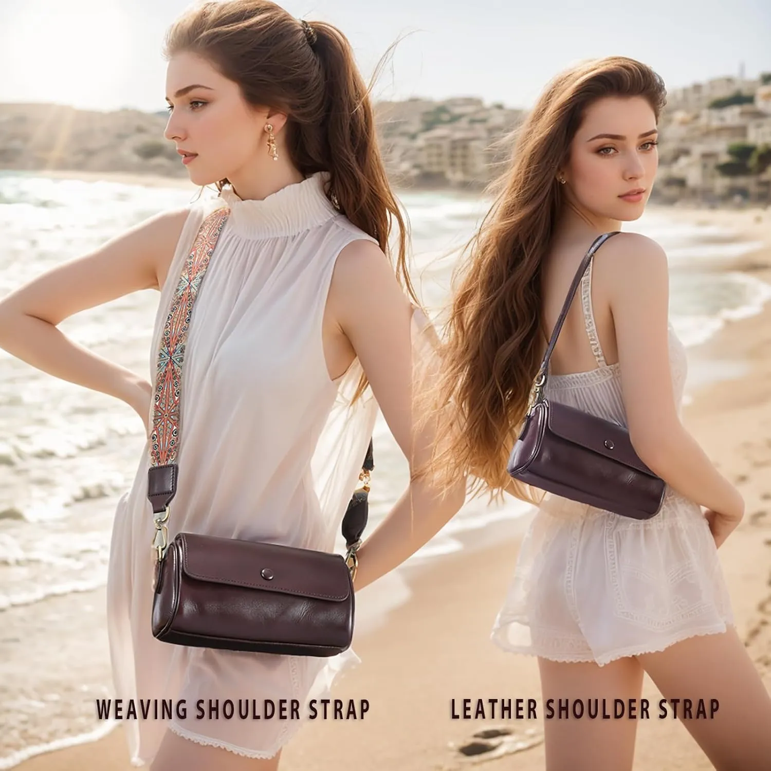 Yonami Genuine Leather Purses for Women  Versatile Crossbody Bags for Women, Perfect Small Purse for Everyday Use