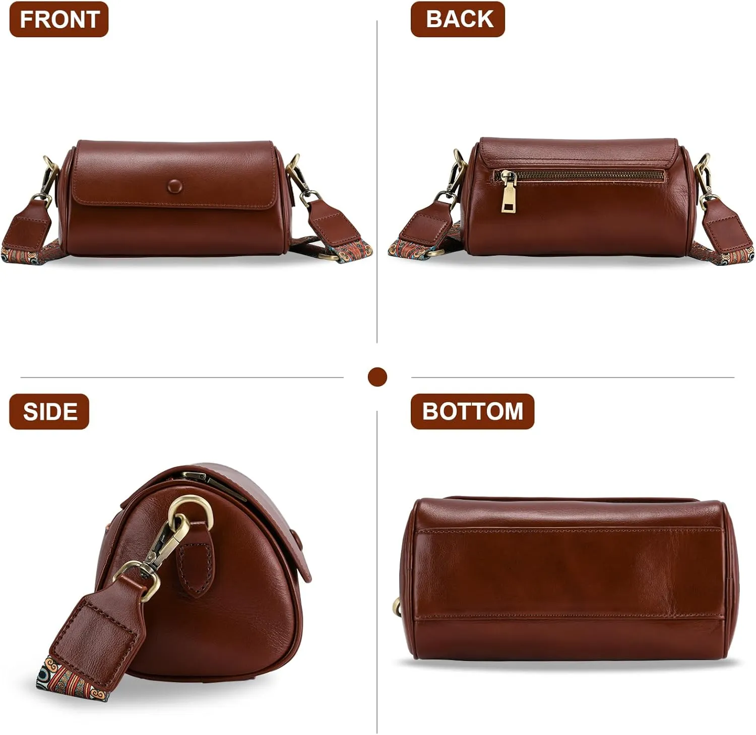 Yonami Genuine Leather Purses for Women  Versatile Crossbody Bags for Women, Perfect Small Purse for Everyday Use