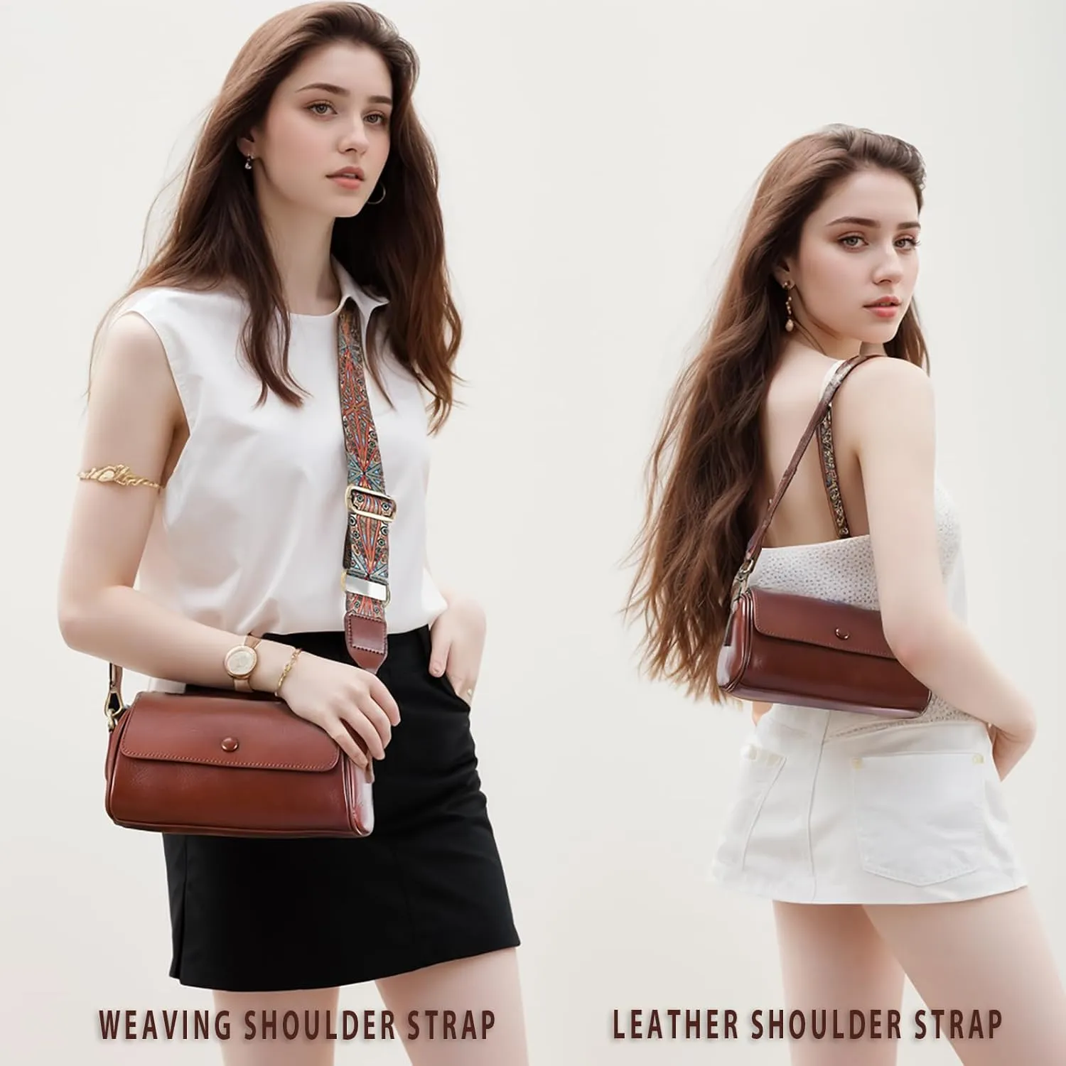 Yonami Genuine Leather Purses for Women  Versatile Crossbody Bags for Women, Perfect Small Purse for Everyday Use