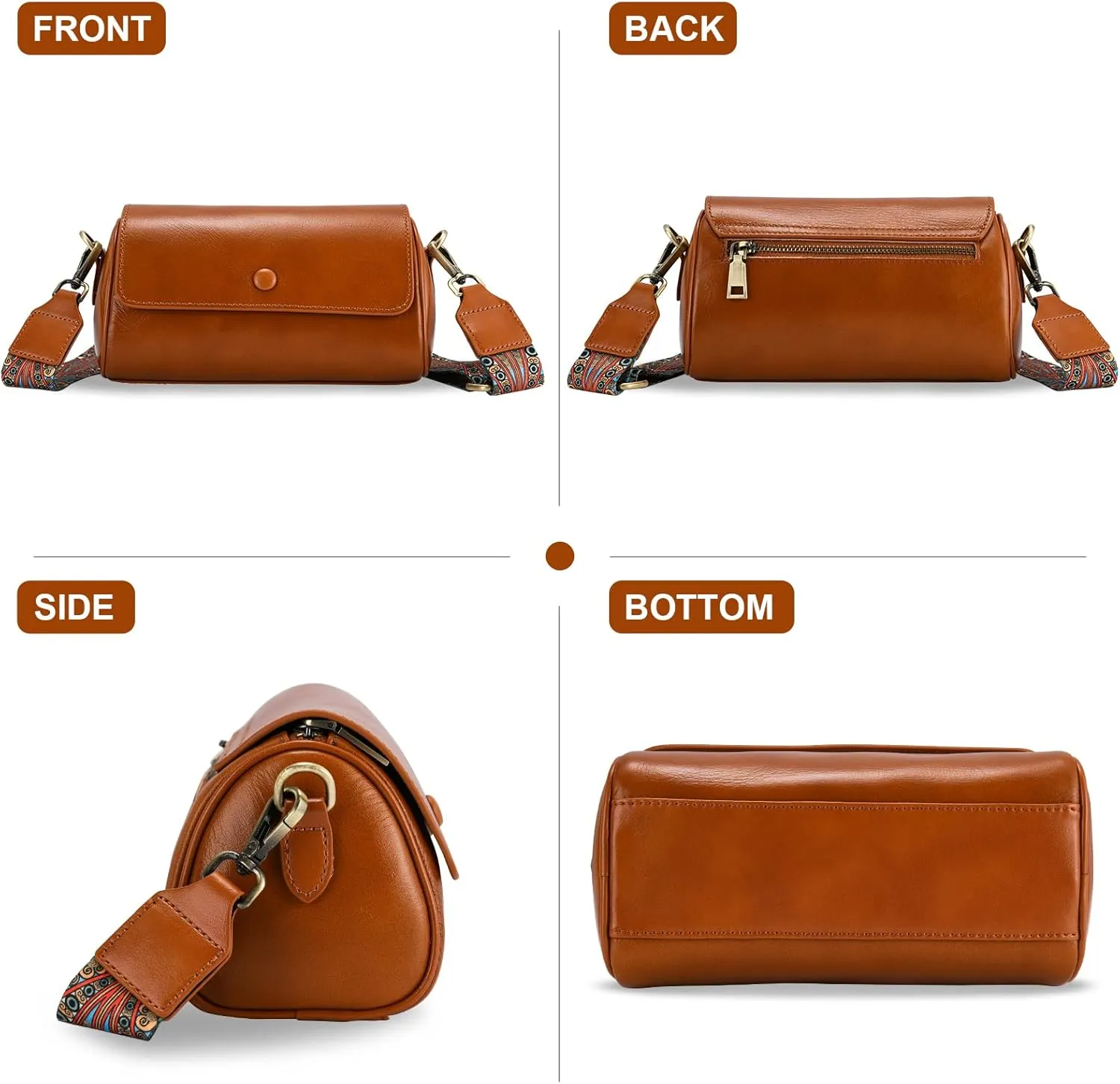 Yonami Genuine Leather Purses for Women  Versatile Crossbody Bags for Women, Perfect Small Purse for Everyday Use